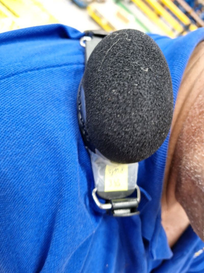 foto van gehoorbeschermer